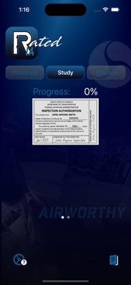 FAA IA Rating Study screenshot 1