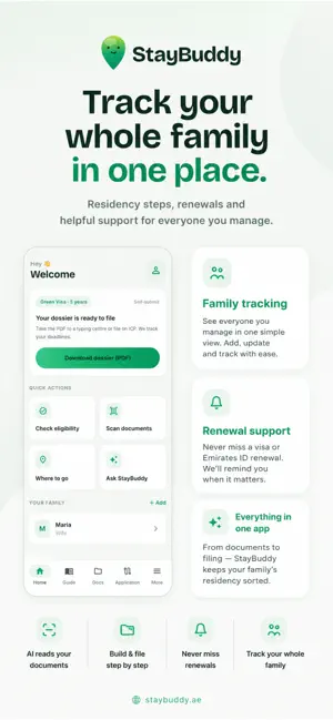 StayBuddy: UAE Visa Helper screenshot 1
