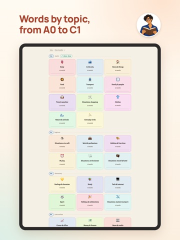 Palabra Lexi: Spanish & Greek iPad screenshot
