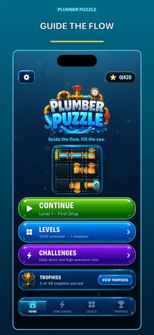 Plumber Puzzle: Pipe Flow screenshot 1