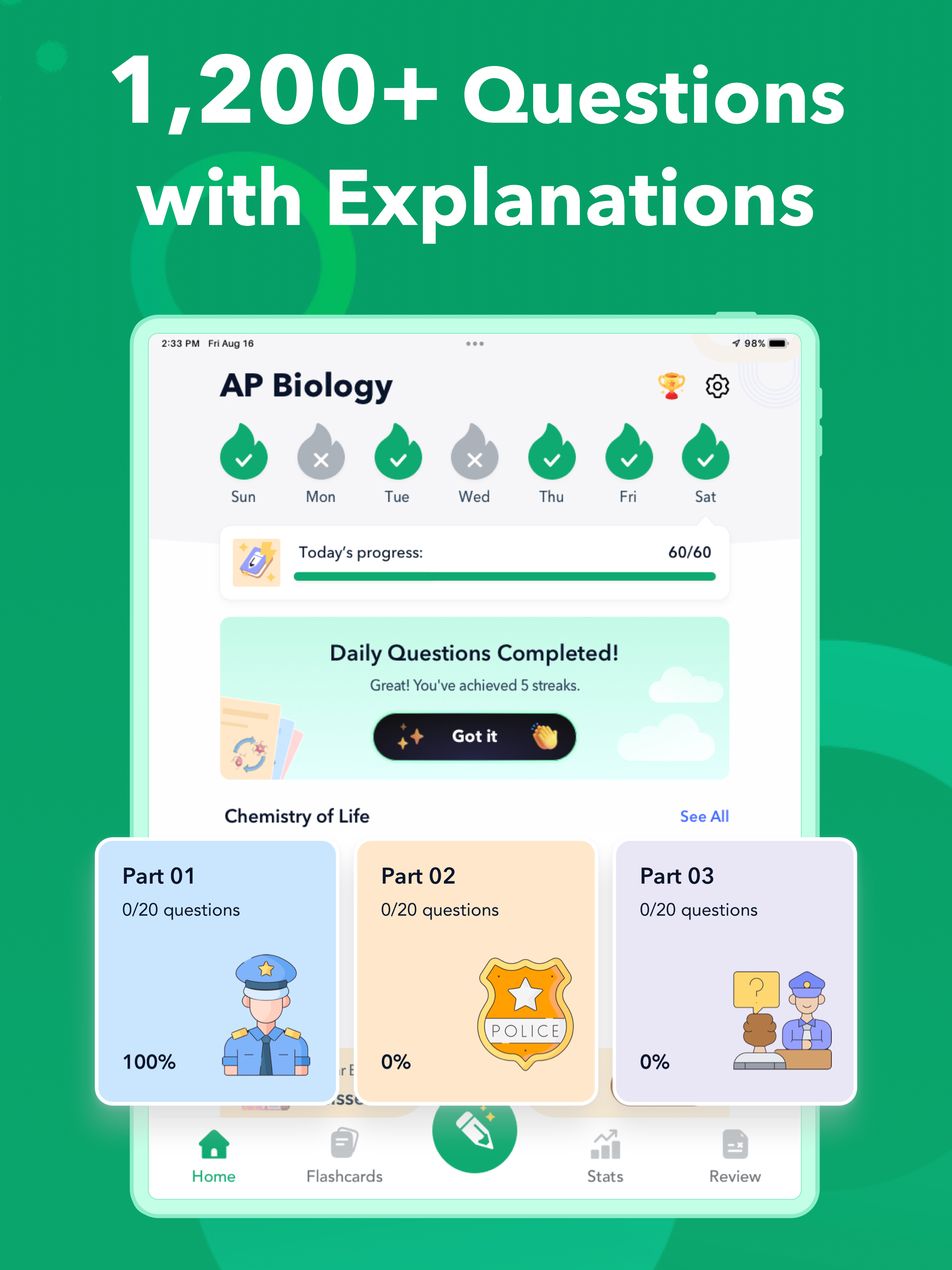 AP Biology Practice Test 2026 screenshot 10