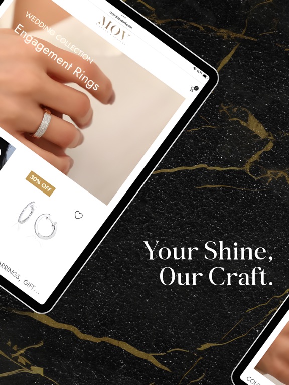 MOV Diamond & Jewelry iPad screenshot 4 - Shopping app