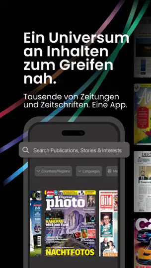 Screenshot von PressReader: News & Magazine auf dem iPhone 1