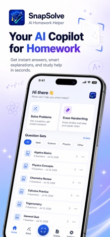 SnapSolve - Homework Helper iPhone screenshot