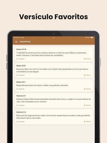 Santa BIblia Reina Valera 1960 iPad screenshot