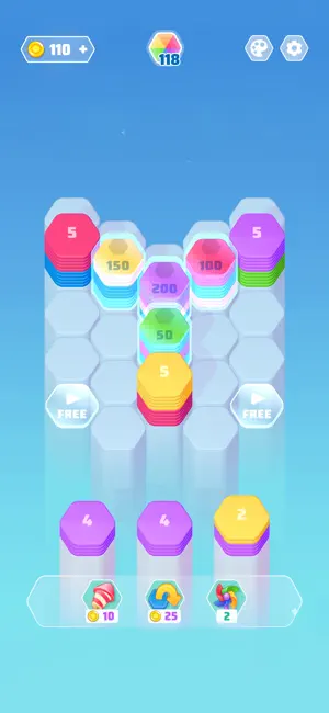 Color Slide - Hexa Puzzle screenshot 1
