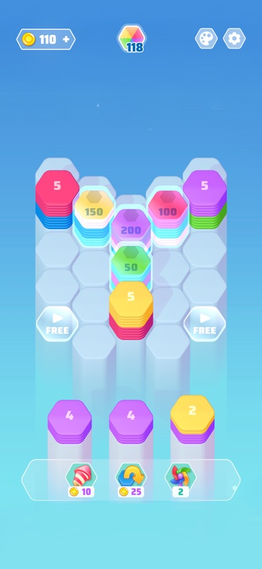 Color Slide - Hexa Puzzle screenshot 1