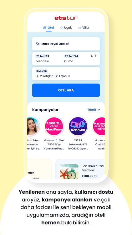 Etstur - Otel Ara, Uçak Bileti screenshot-0