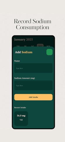 Sodium Tracker - My Salt Log screenshot