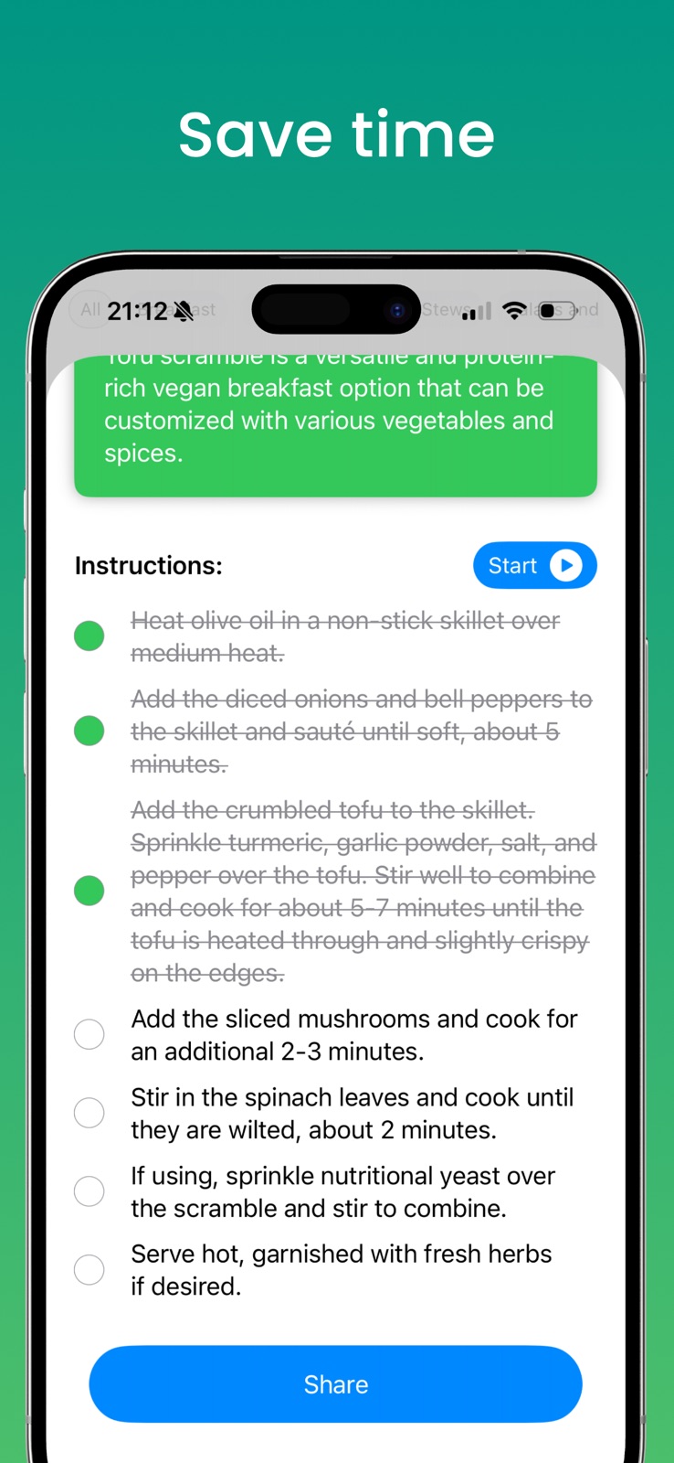 Meal Planner Free: For Vegans iphone screenshot 4