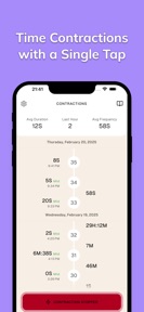 Contraction Timer: Counter screenshot