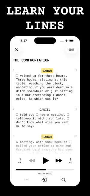 Scriptmate: Line Learner screenshot 1