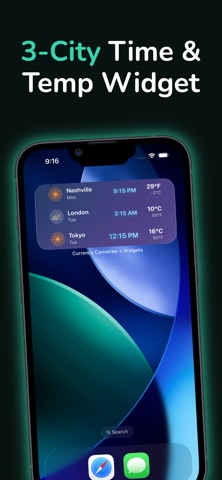 Currency Converter + Widgets iPhone screenshot