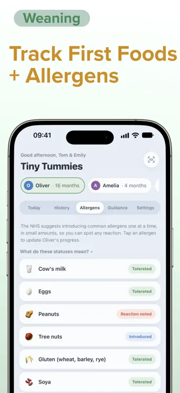 Tiny Tummies: Feed & Nappy Log screenshot 4 of 7