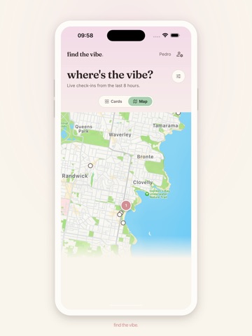 Find The Vibe iPad screenshot