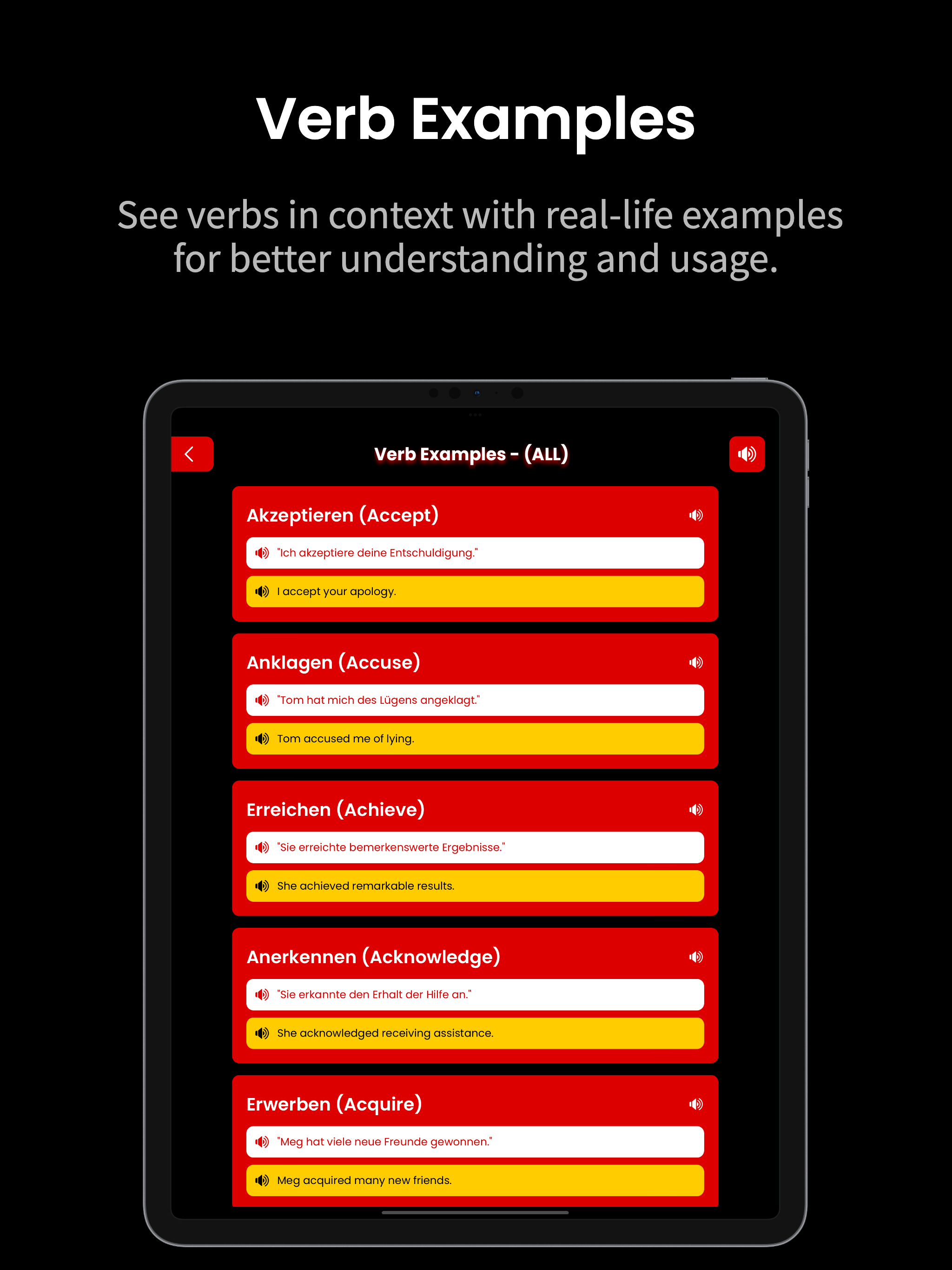 Verb Forms - German screenshot 13