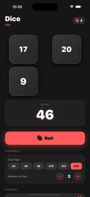 Dice Roller: Tap to Roll screenshot 2