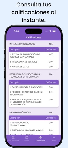 UPBC iPhone screenshot