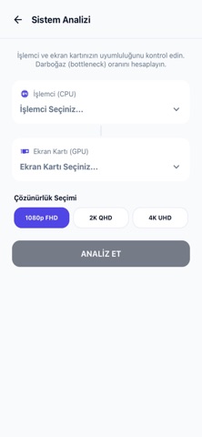 Donanım Kıyasla screenshot