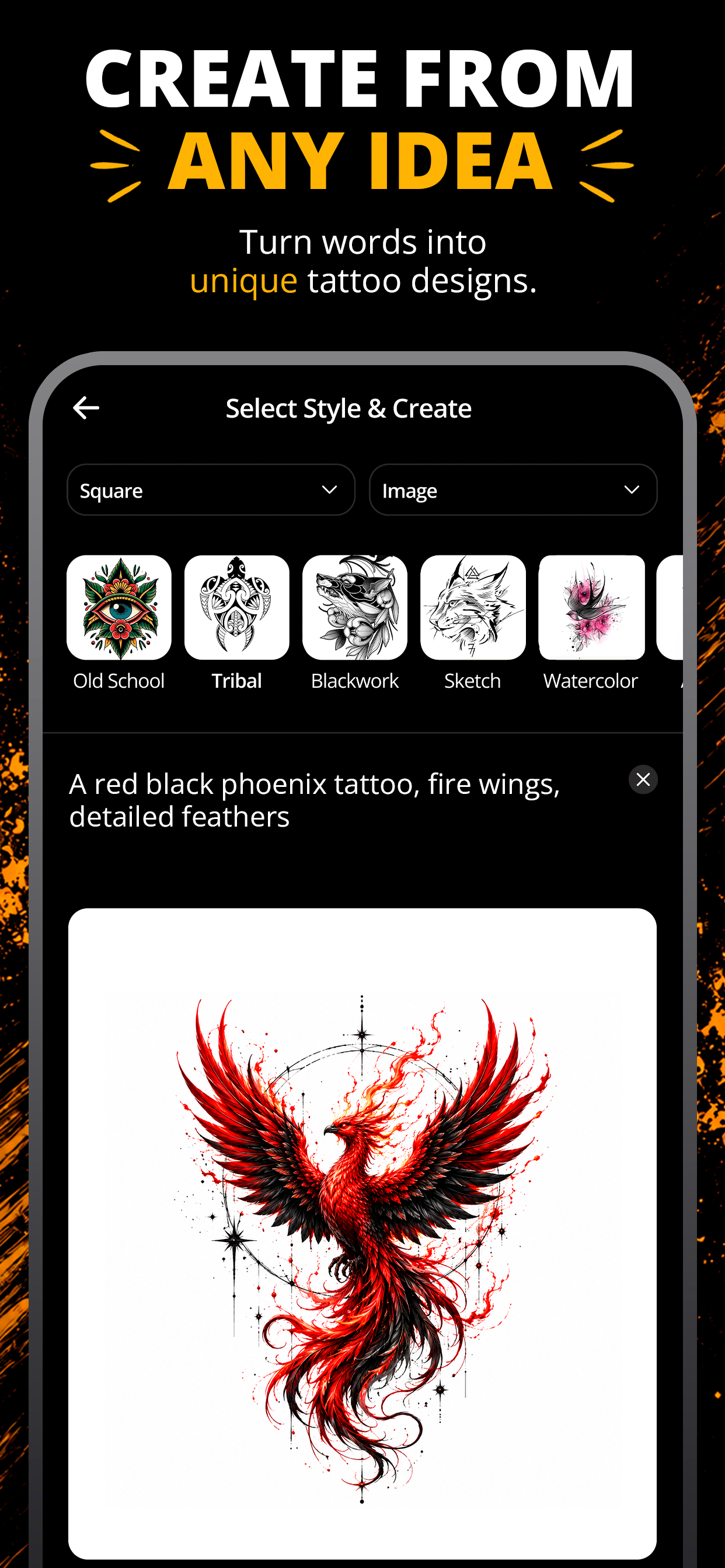 InkArty: Tattoo AI Generator screenshot 2