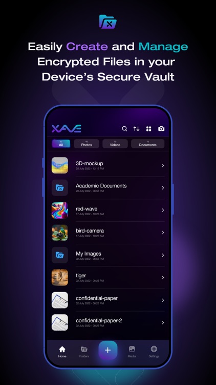 Xave: Encrypted Data Vault screenshot-4