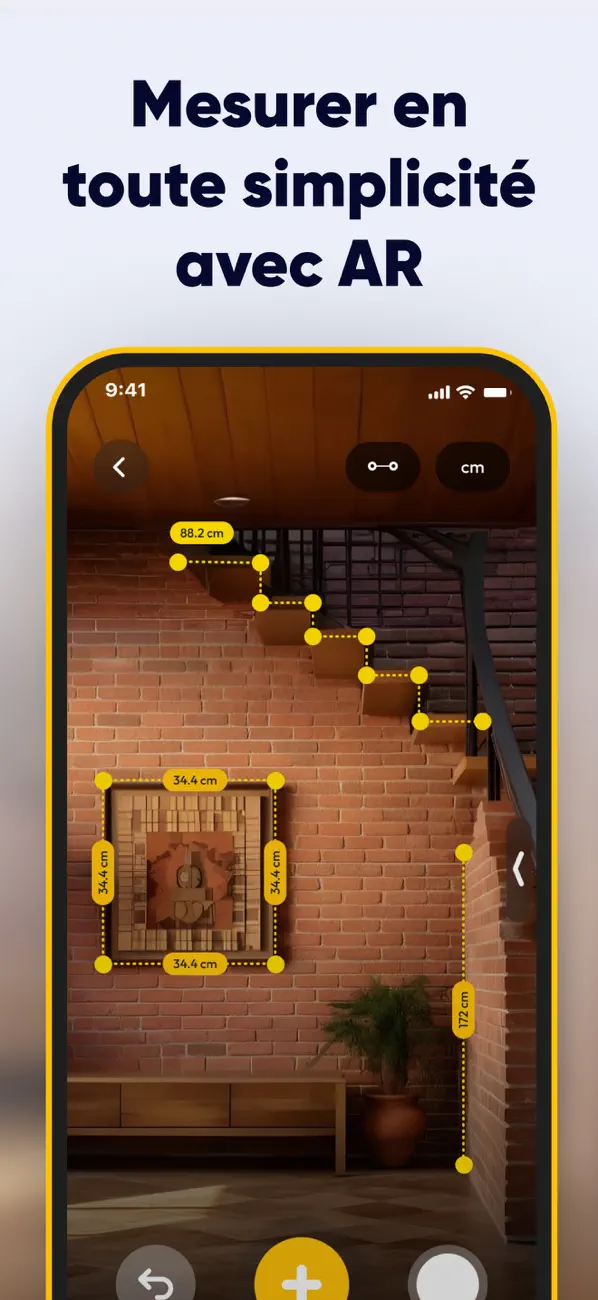 Screenshot #1 pour AR Regle Mesure: SmartRuler