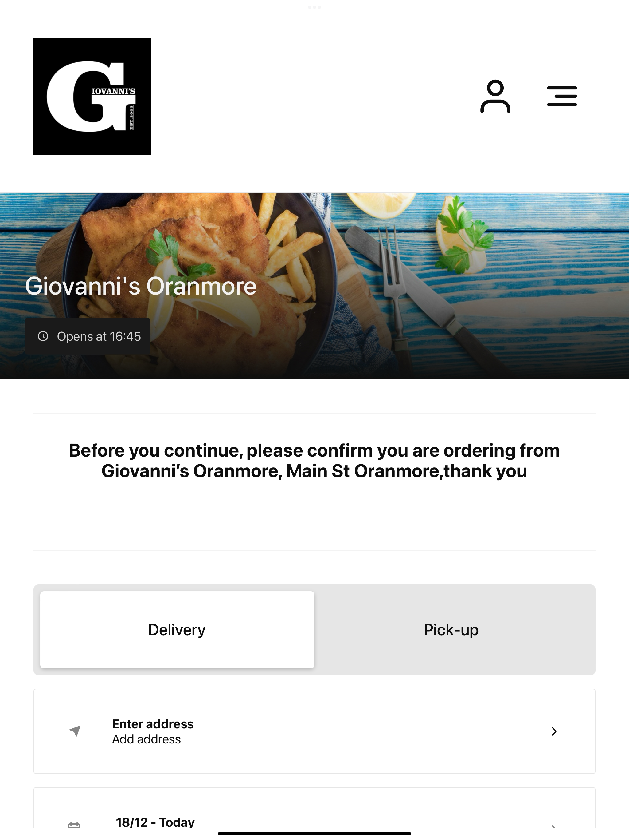 Giovanni’s Oranmore