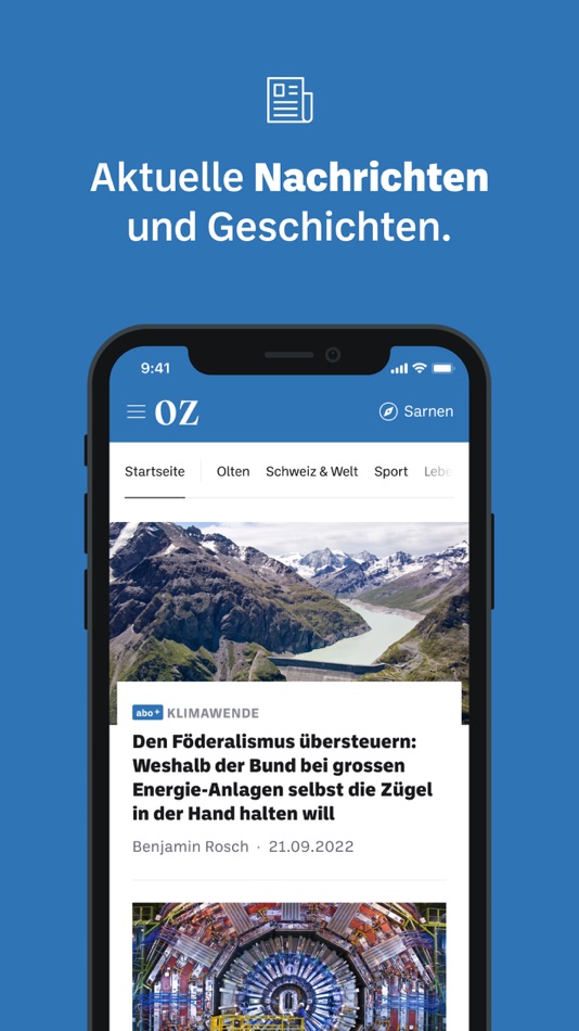 #1. Obwaldner Zeitung (iOS) By: CH Regionalmedien AG (Apps)