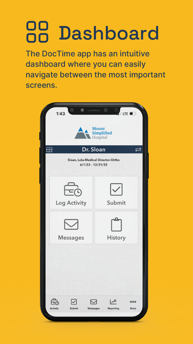 DocTime Log iPhone screenshot 4 - Medical app