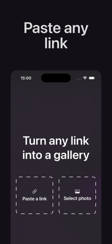 Peek: Link to Gallery screenshot