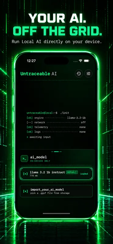 Untraceable AI screenshot 5 of 5