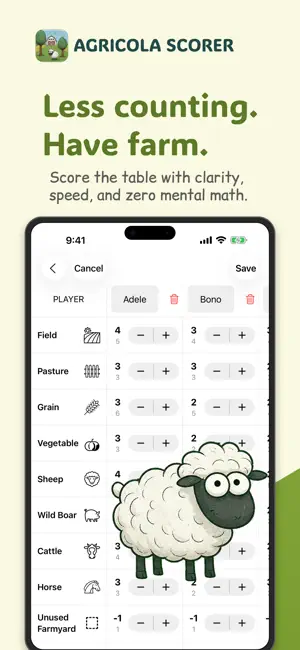 Agricola Score Sheet screenshot 1