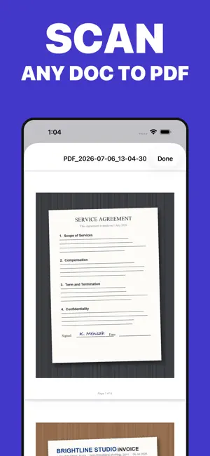 Photo to PDF: Scanner screenshot 2