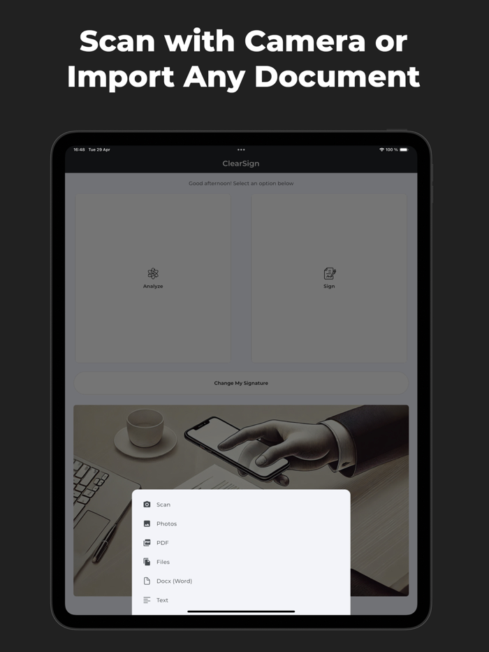 Clearsign Sign Documents  AI