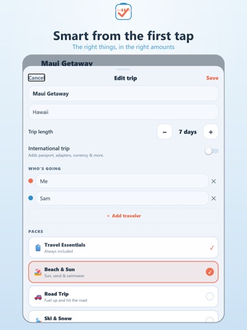 App screenshot