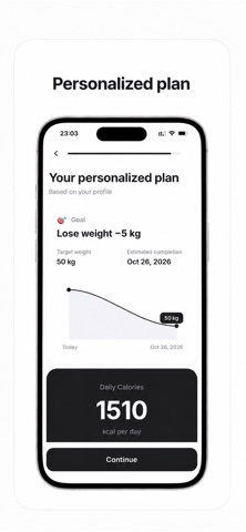 CalSnap: Calorie Tracker iPhone screenshot
