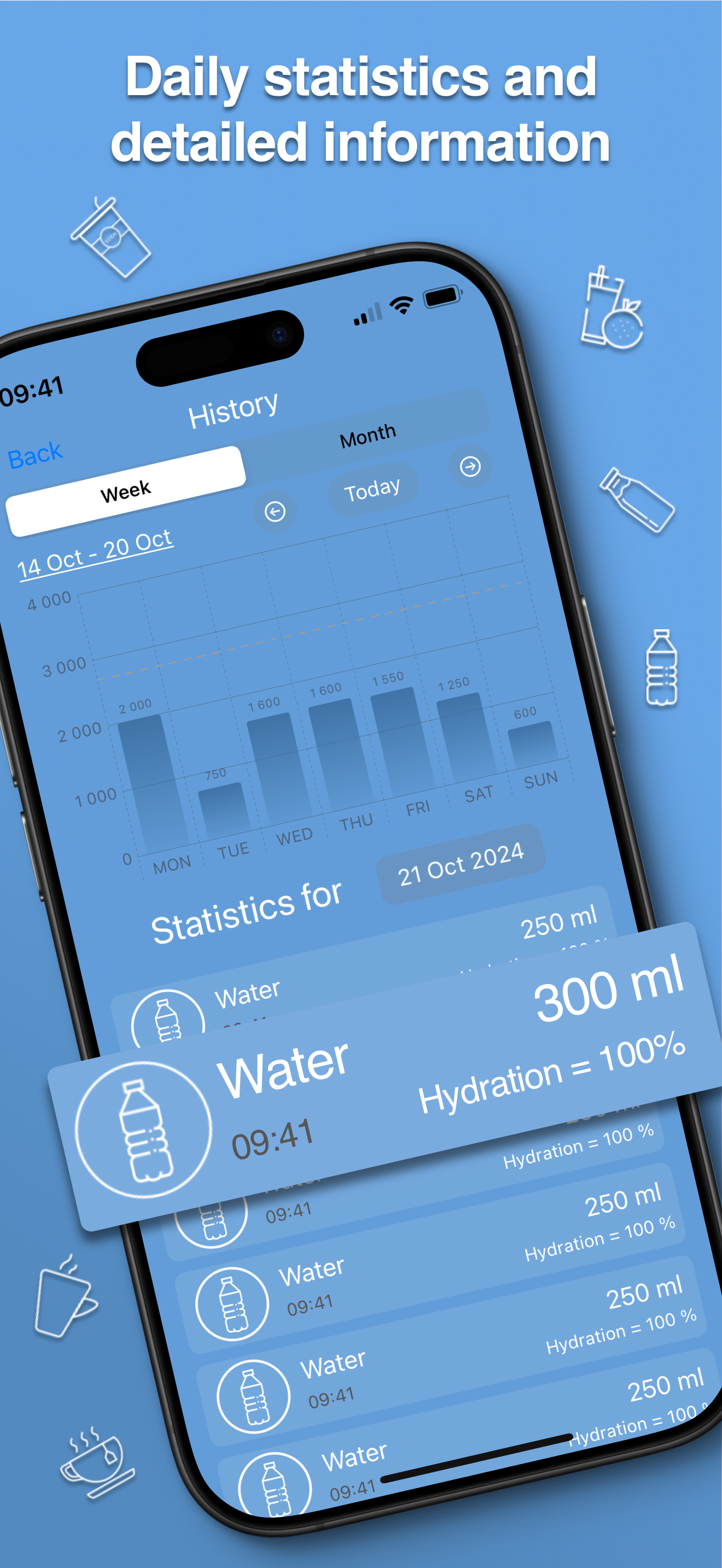 Water and Weight Tracker