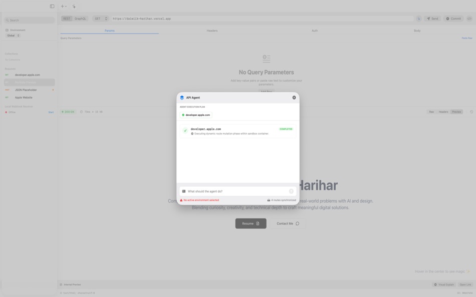 #4. api-play (macOS) 게시자: Daiwiik Harihar