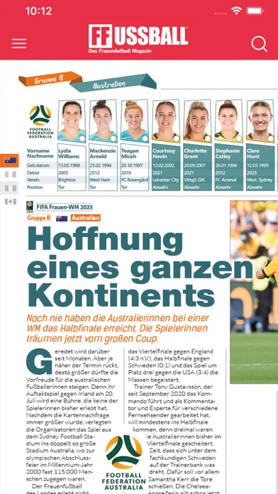 FFussball Magazin Screenshot