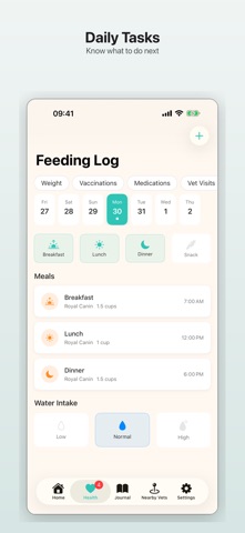 Purrwell: Puppy Care Plan iPhone screenshot
