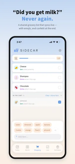 Sidecar: Shifts & Home Planner screenshot 3