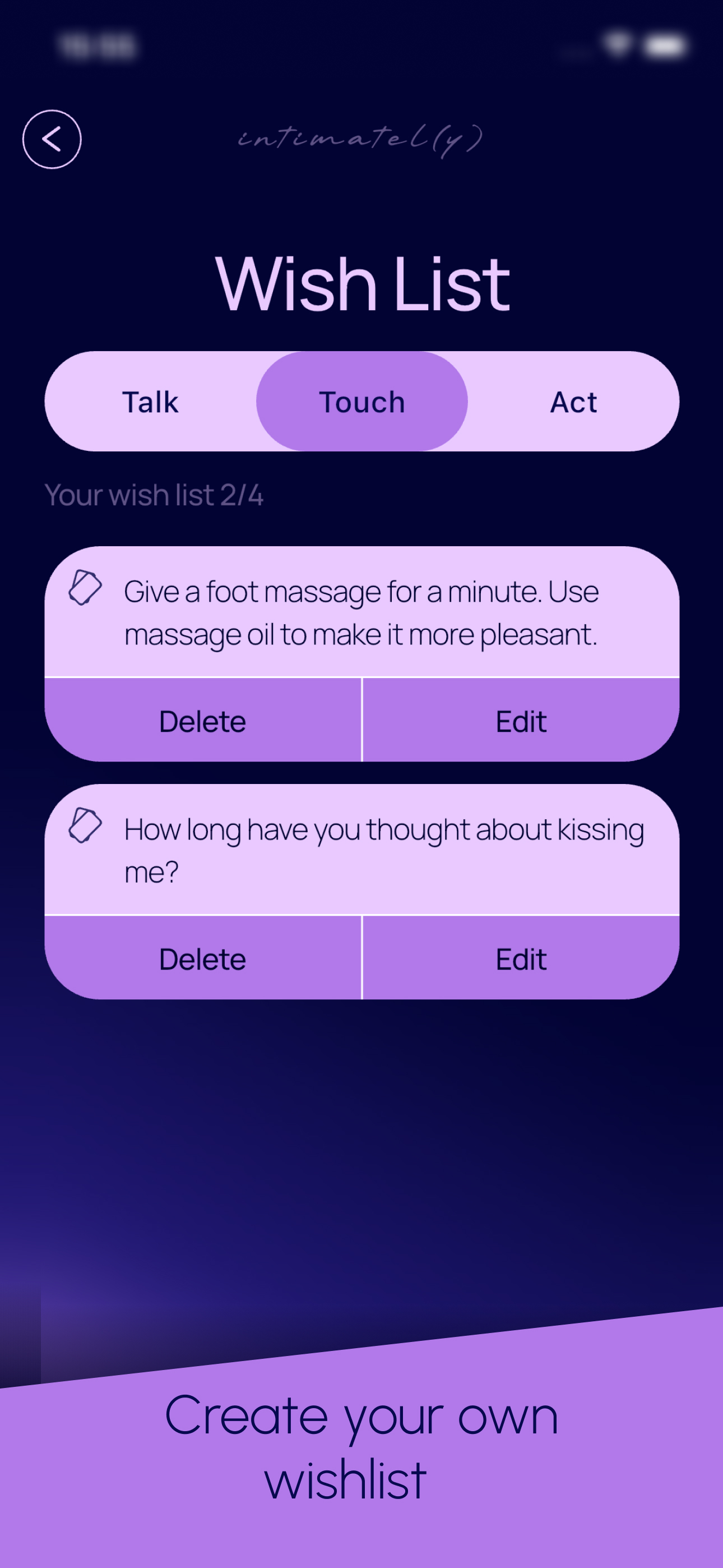 Intimately: Couples Game screenshot 4