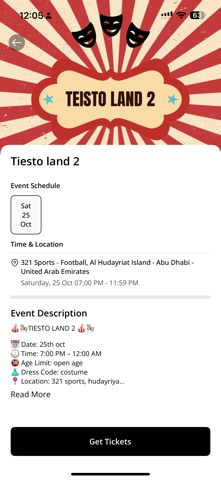 Tiesto - Events & Tickets iPhone screenshot