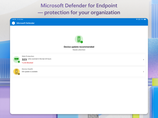 Microsoft Defender: セキュリティ iPad screenshot 5