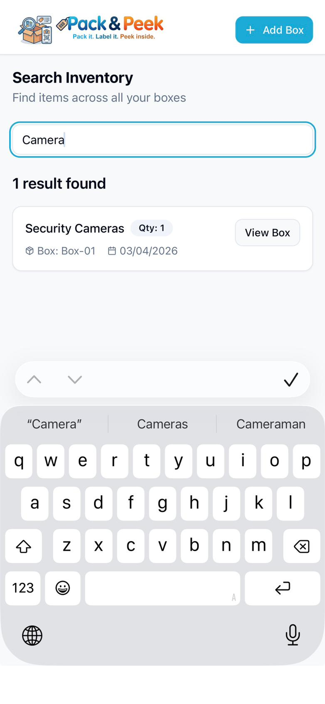 Pack & Peek screenshot 5