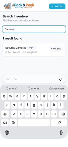 Pack & Peek screenshot