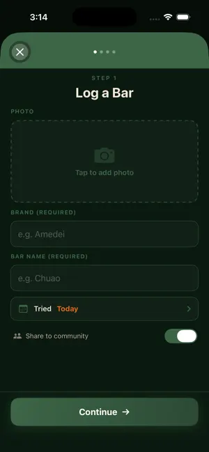 Temper: Your Chocolate Journal screenshot 3