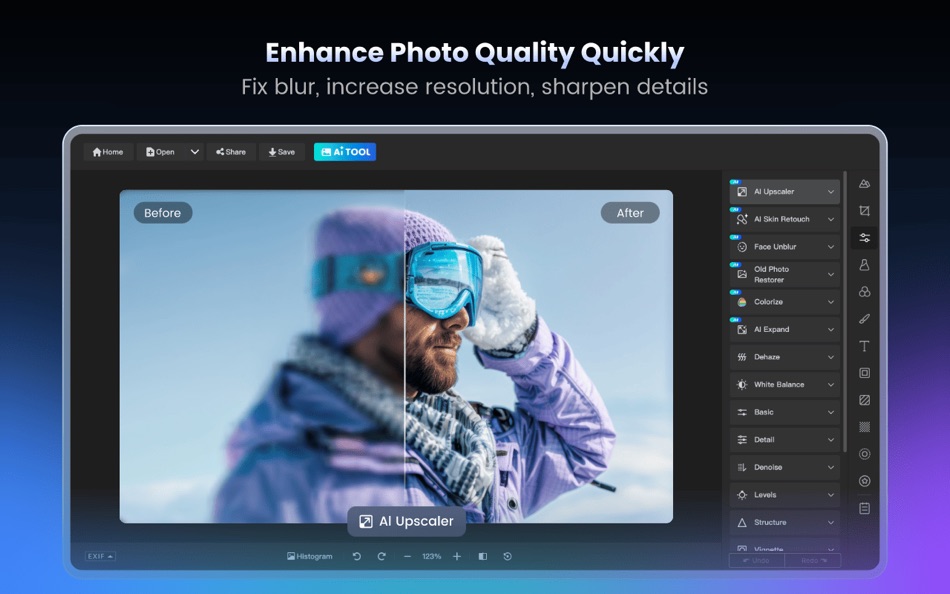 #1. Fotor: AI Photo Editor, Design (macOS) 作者: Chengdu Everimaging Science and Technology Co., Ltd
