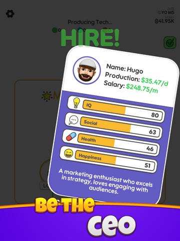 Business Empire: Startup CEO iPad screenshot
