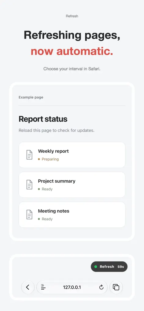 Refresh | Web - Productivity App | MWM